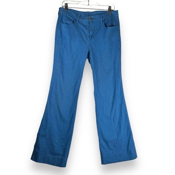 Tory Burch Bootcut Jeans Womens Size 30 Blue Stretch Denim Quiet Luxury Designer - Picture 8 of 13